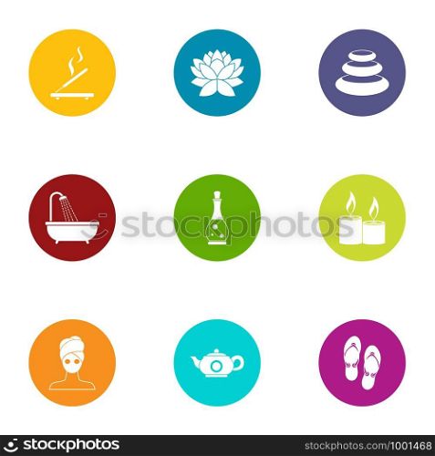 Transformation icons set. Flat set of 9 transformation vector icons for web isolated on white background. Transformation icons set, flat style