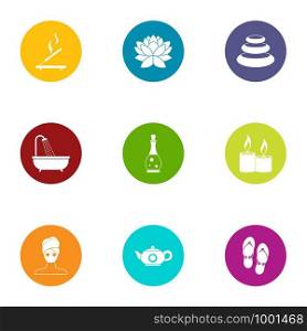 Transformation icons set. Flat set of 9 transformation vector icons for web isolated on white background. Transformation icons set, flat style