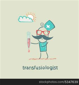 transfusiologist is blood transfusion