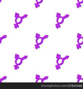 Transgender sign pattern seamless background texture repeat wallpaper geometric vector. Transgender sign pattern seamless vector