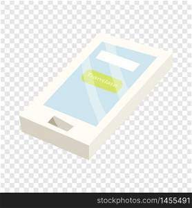 Translate application on a smartphone icon. Cartoon illustration of translate application on a smartphone vector icon for web. Translate application on a smartphone icon