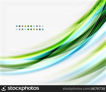 Translucent vector wave line, business or technology template. Translucent vector wave line, business or technology layout