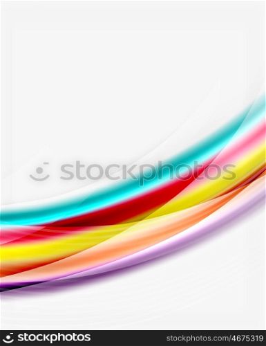 Translucent wave on white background. Translucent wave on white background. Modern business abstract template for your message