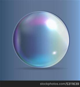 Transparent Bubbles on Dark Blue Background. Vector Illustration EPS10. Transparent Bubbles on Dark Blue Background. Vector Illustration