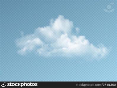 Transparent clouds isolated on blue background. Real transparency effect. Vector illustration EPS10. Transparent clouds isolated on blue background. Real transparency effect. Vector illustration
