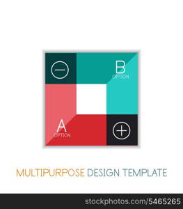 Transparent geometric shaped multipurpose templates. Vector business / technology infographic