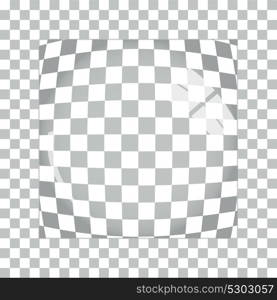 Transparent Magnifying Glass on Gray Background. Vector Illustration. EPS10. Transparent Magnifying Glass on Gray Background.