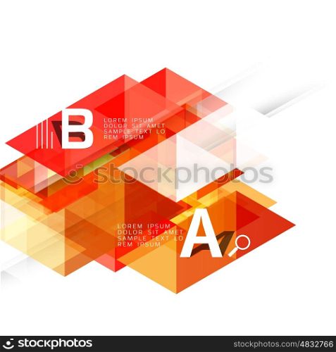Transparent overlapping triangles. Transparent overlapping triangles abstract background