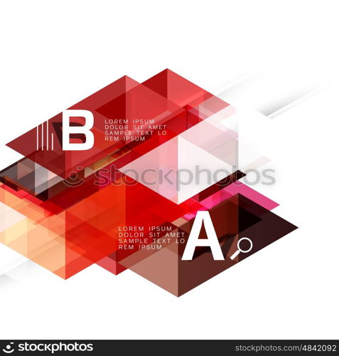 Transparent overlapping triangles. Transparent overlapping triangles abstract background