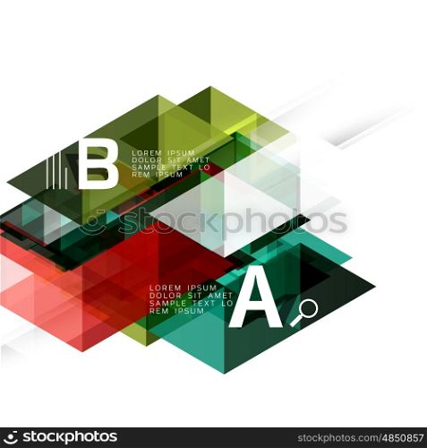 Transparent overlapping triangles. Transparent overlapping triangles abstract background