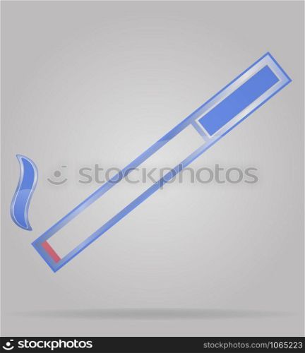 transparent sign of a smoking area vector illustration isolated on gray background