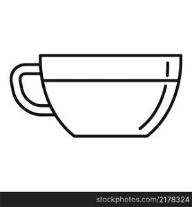 Transparent tea cup icon outline vector. Morning cafe. Hot drink. Transparent tea cup icon outline vector. Morning cafe