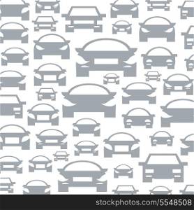 Transport background made of cars