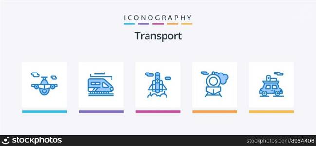 Transport Blue 5 Icon Pack Including . transport. space. sports. transport. Creative Icons Design