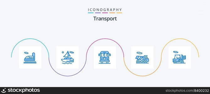 Transport Blue 5 Icon Pack Including . transport. transport. outline. transport