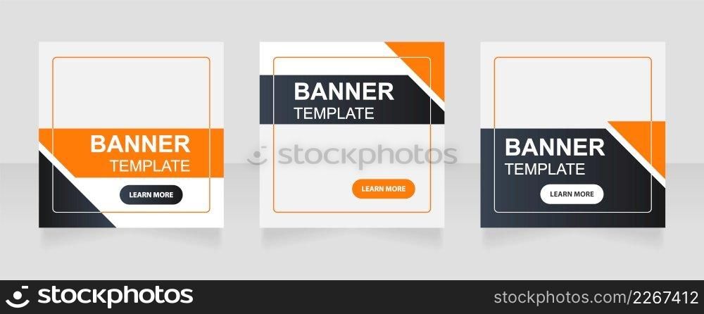 Transport company service web banner design template. Vector flyer with text space. Advertising placard with customized copyspace. Printable poster for advertising. Arial font used. Transport company service web banner design template