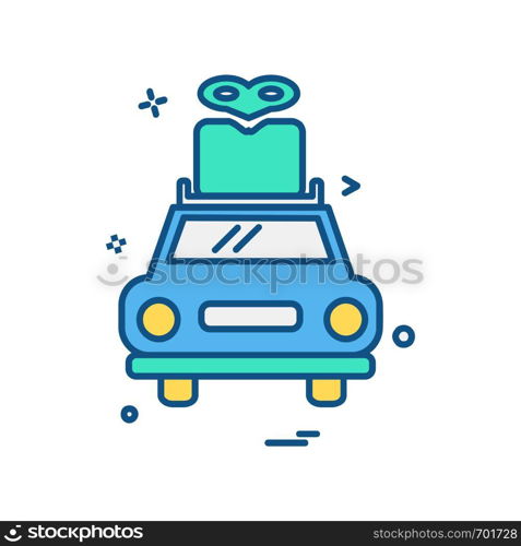 Transport icon design vector