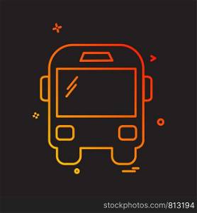Transport icon design vector