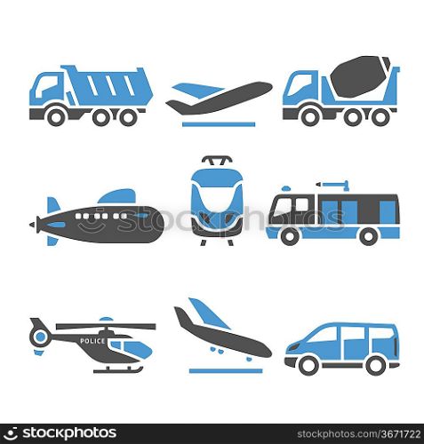 Transport Icons - A set of eleventh
