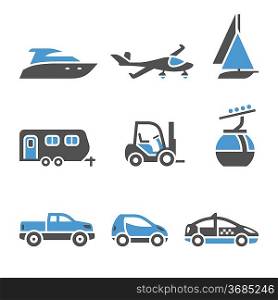 Transport Icons - A set of first