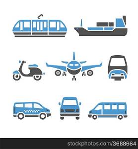 Transport Icons - A set of ninth