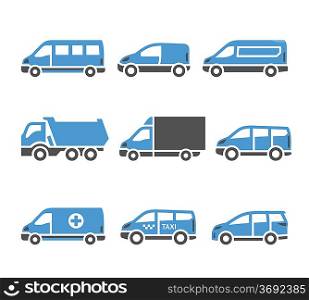 Transport Icons - A set of sixth