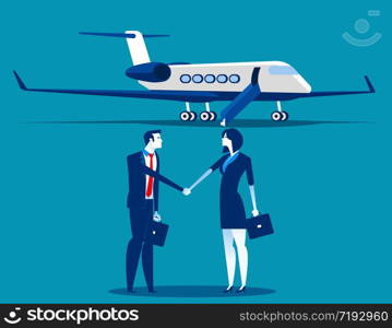 Transportation business. Concept business technology vector illustration. Flat design style.