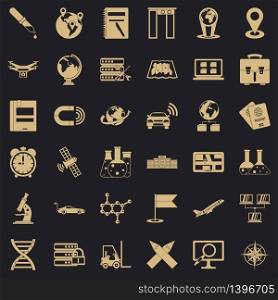 Transportation icons set. Simple style of 36 transportation vector icons for web for any design. Transportation icons set, simple style