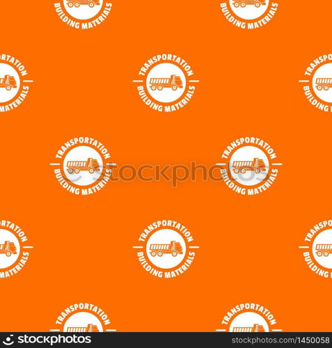 Transportation service pattern vector orange for any web design best. Transportation service pattern vector orange