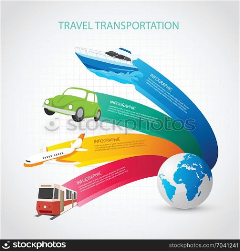 transportation set. transportation set vector art