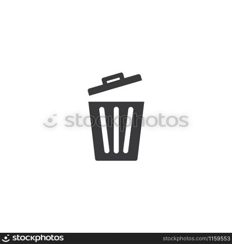 Trash basket icon vector ilustration design