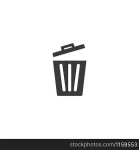 Trash basket icon vector ilustration design