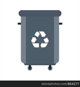 Trash bin garbage vector illustration