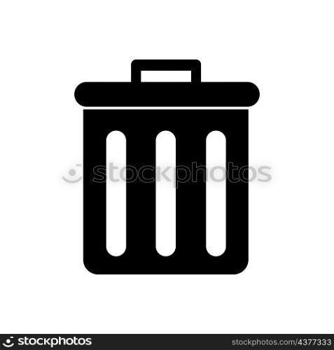 Trash can icon. Garbage bin. Line sign. Isolated object. Outline symbol. Hand drawn art. Vector illustration. Stock image. EPS 10.. Trash can icon. Garbage bin. Line sign. Isolated object. Outline symbol. Hand drawn art. Vector illustration. Stock image.