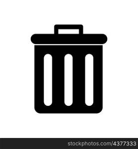 Trash can icon. Garbage bin. Line sign. Isolated object. Outline symbol. Hand drawn art. Vector illustration. Stock image. EPS 10.. Trash can icon. Garbage bin. Line sign. Isolated object. Outline symbol. Hand drawn art. Vector illustration. Stock image.