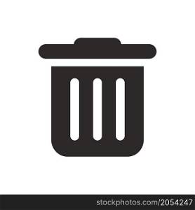trash can icon vector design illustration