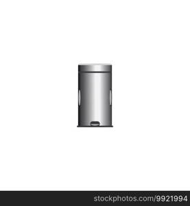 Trash Can icon vector design illustration Background