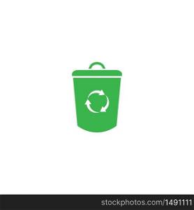 trash can icon vector design template and symbol