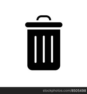 trash can icon vector template