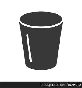 Trash can or bin icon symbol in vector