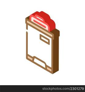 trash compactor isometric icon vector. trash compactor sign. isolated symbol illustration. trash compactor isometric icon vector illustration