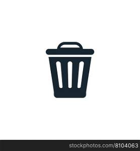 Trash container creative icon from recycling Vector Image