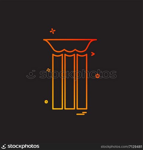 Trash icon design vector