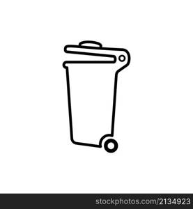 trash icon vector design templates white on background