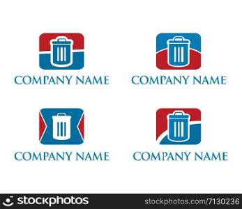 Trash Logo Collection Template