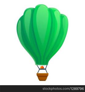 Travel air balloon icon. Cartoon of travel air balloon vector icon for web design isolated on white background. Travel air balloon icon, cartoon style
