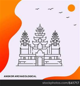 Travel ANGKOR ARCHAEOLOGICAL Poster Template