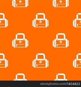 Travel bag handle pattern vector orange for any web design best. Travel bag handle pattern vector orange