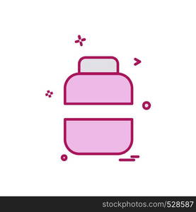 Travel bag icon design vector