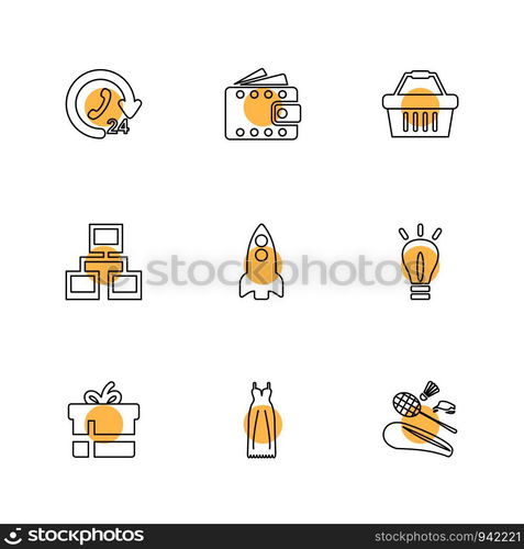 travel , destination , shopping , reset , calender , camera , sports , calcualtor , folders , globe , world ,icon, vector, design, flat, collection, style, creative, icons